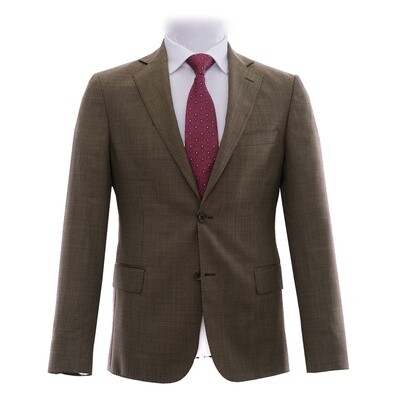 Brown Micro Check Suit