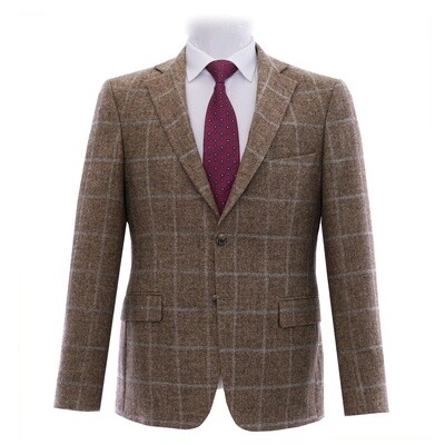 Camel Blue Big Check Jacket