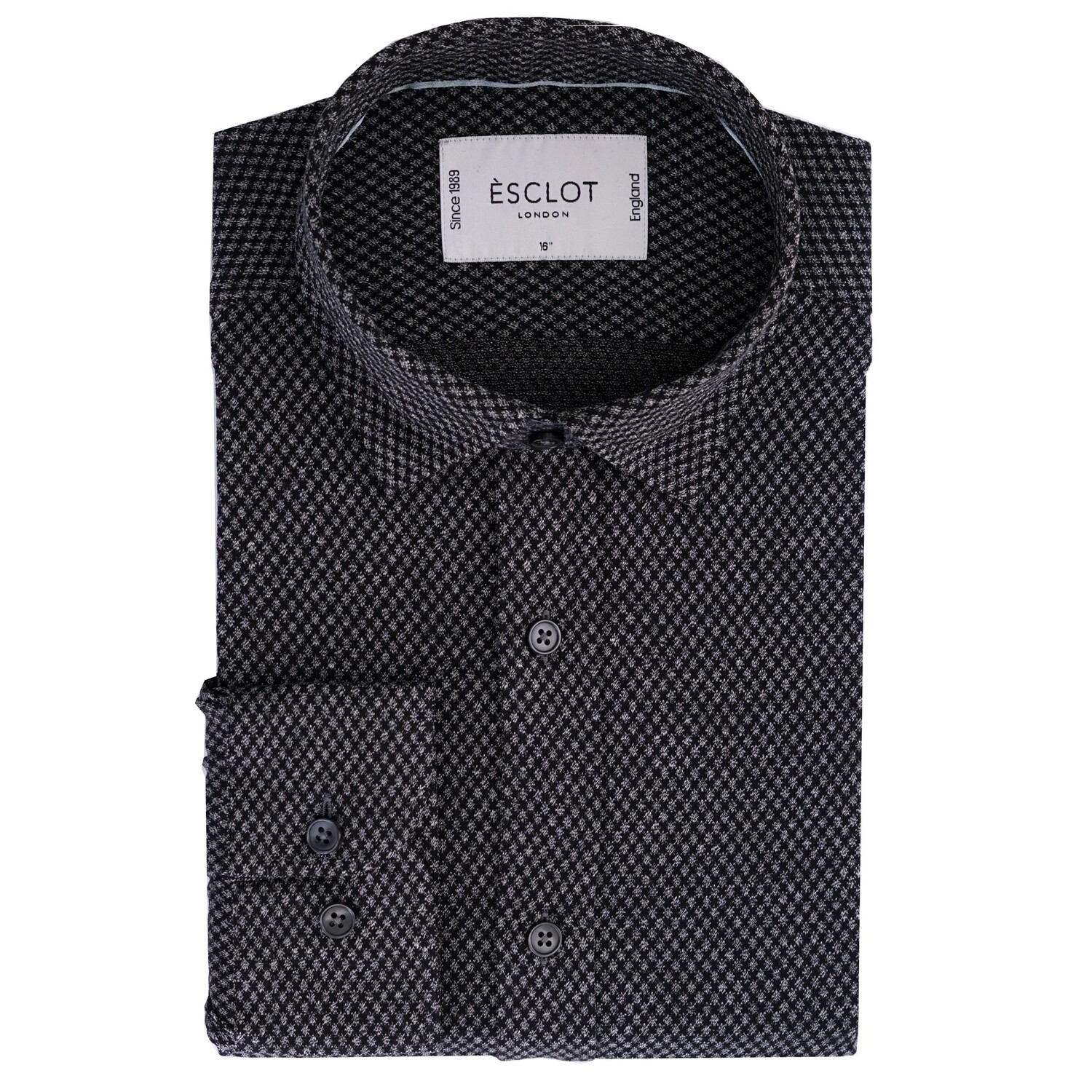 Grey Black Diamond Casual Shirt