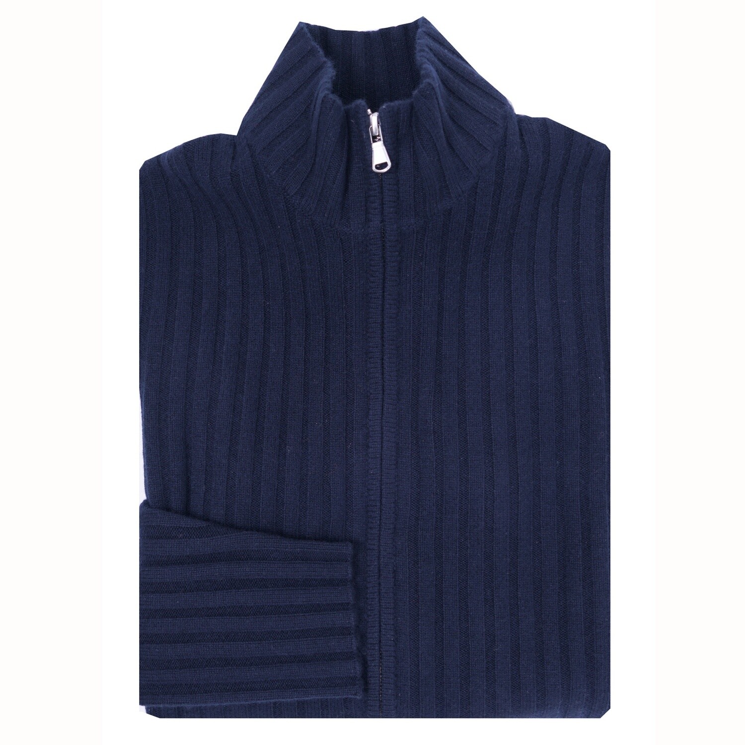 Navy Lona Scott Cashmere Stripe Cardigan