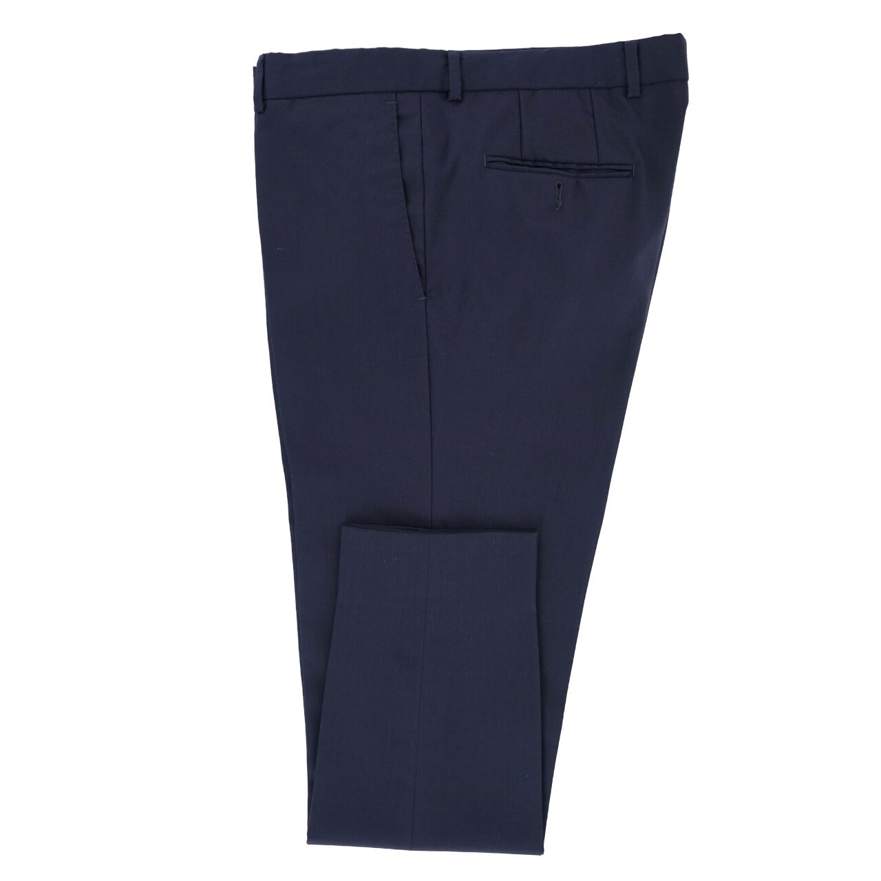 Navy Peak Lapel 3Pc Suit Trousers