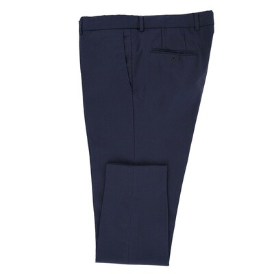 Navy Peak Lapel 3Pc Suit Trousers