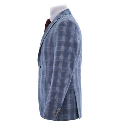 Light Blue Dh Check Jacket