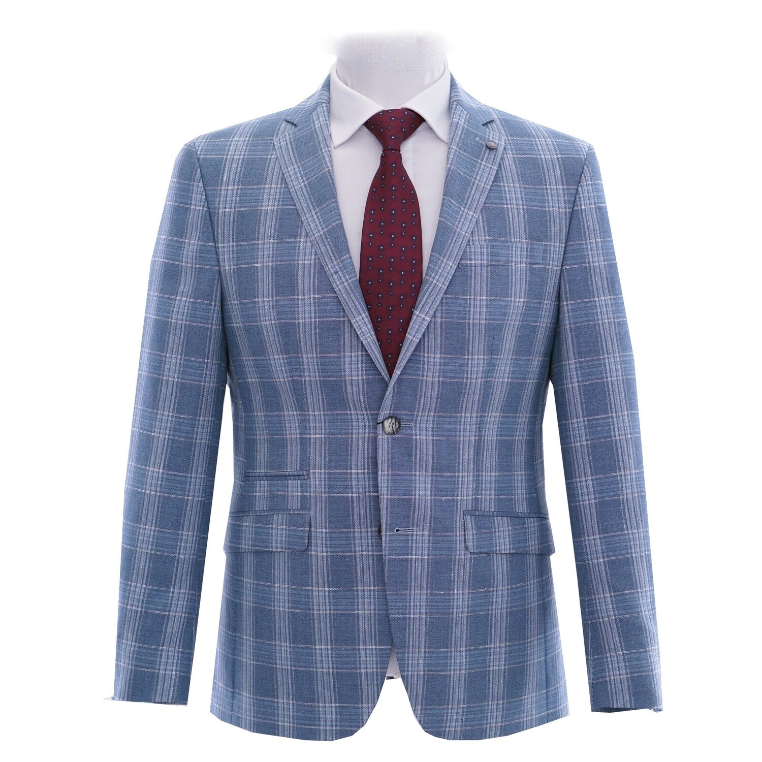 Light Blue Dh Check Jacket