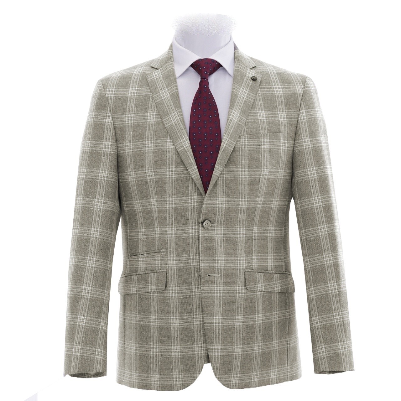 Beige Cream Dh Check Jacket