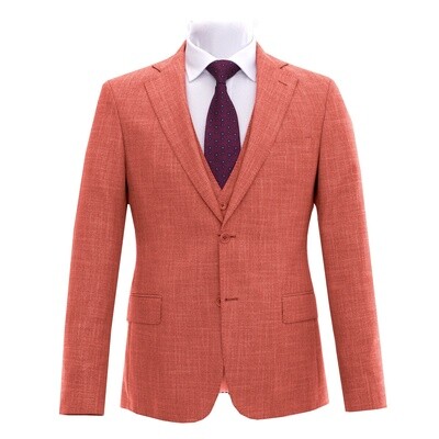 Red 3Pc Suit Jacket