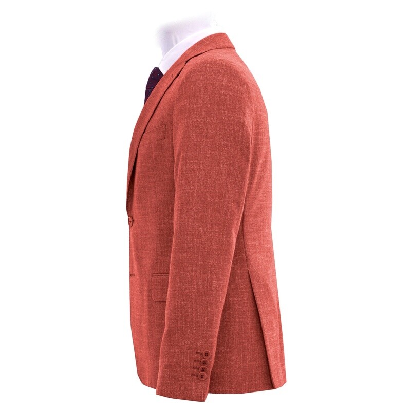 Red 3Pc Suit Jacket