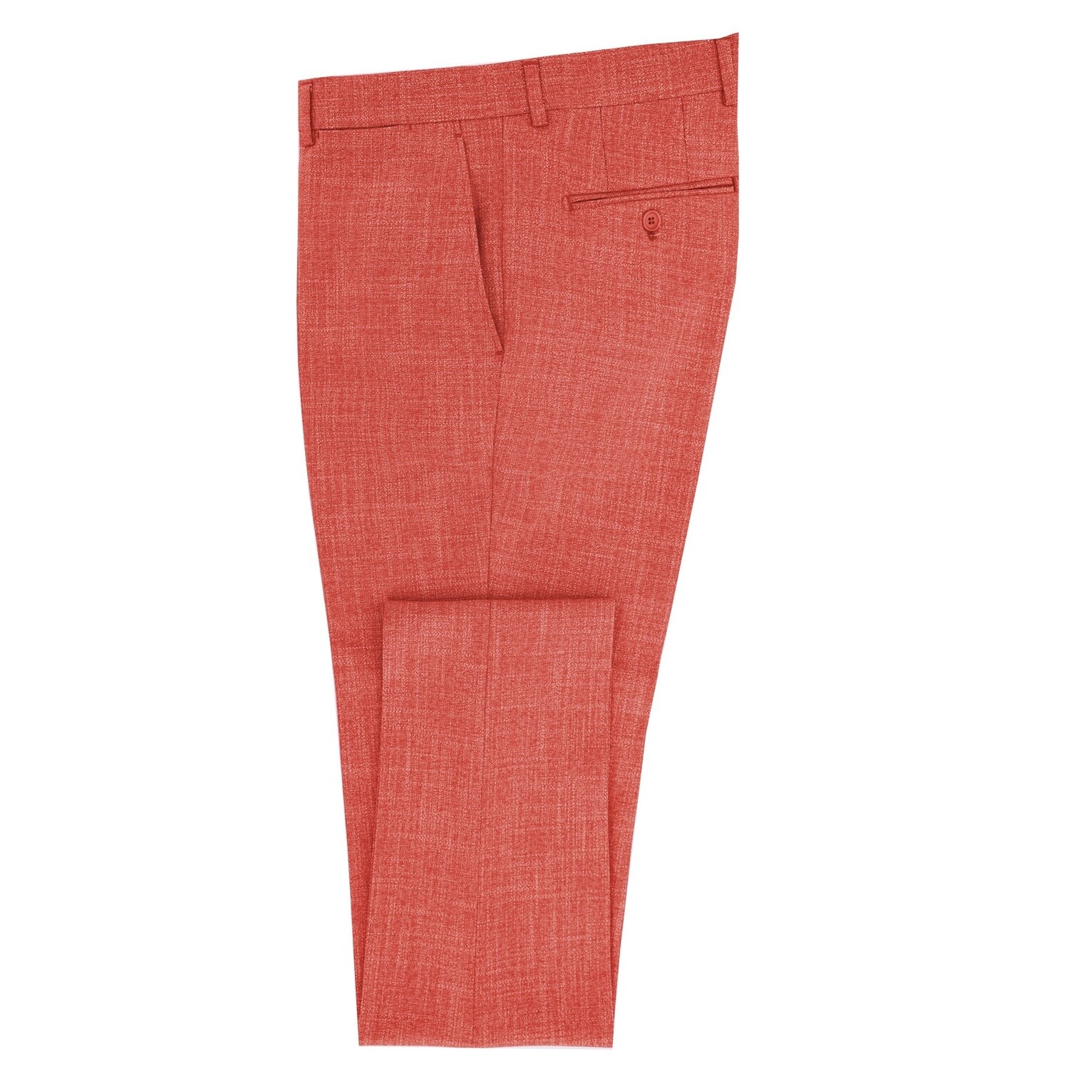 Red 3Pc Suit Trousers