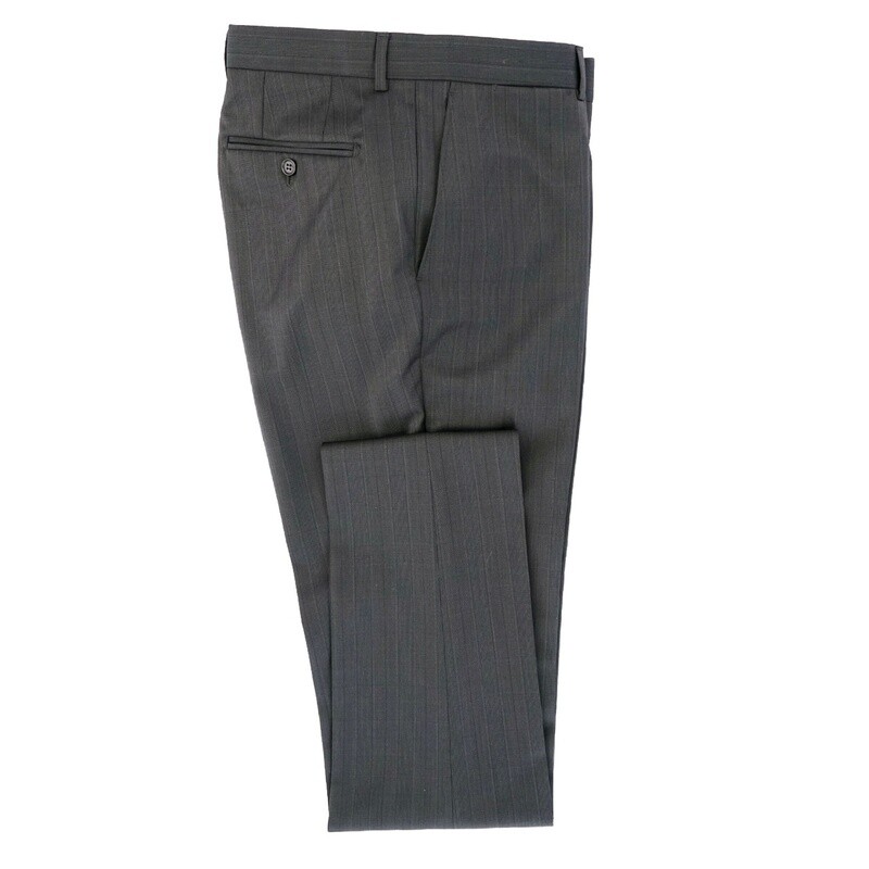 Charcoal Check Suit Trousers