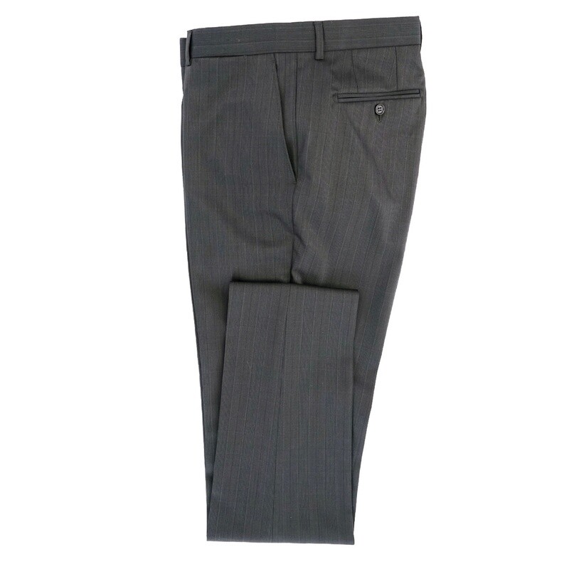 Charcoal Check Suit Trousers