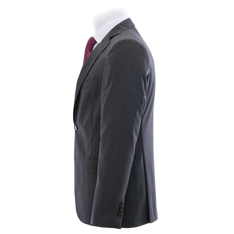 Charcoal Light Check Suit