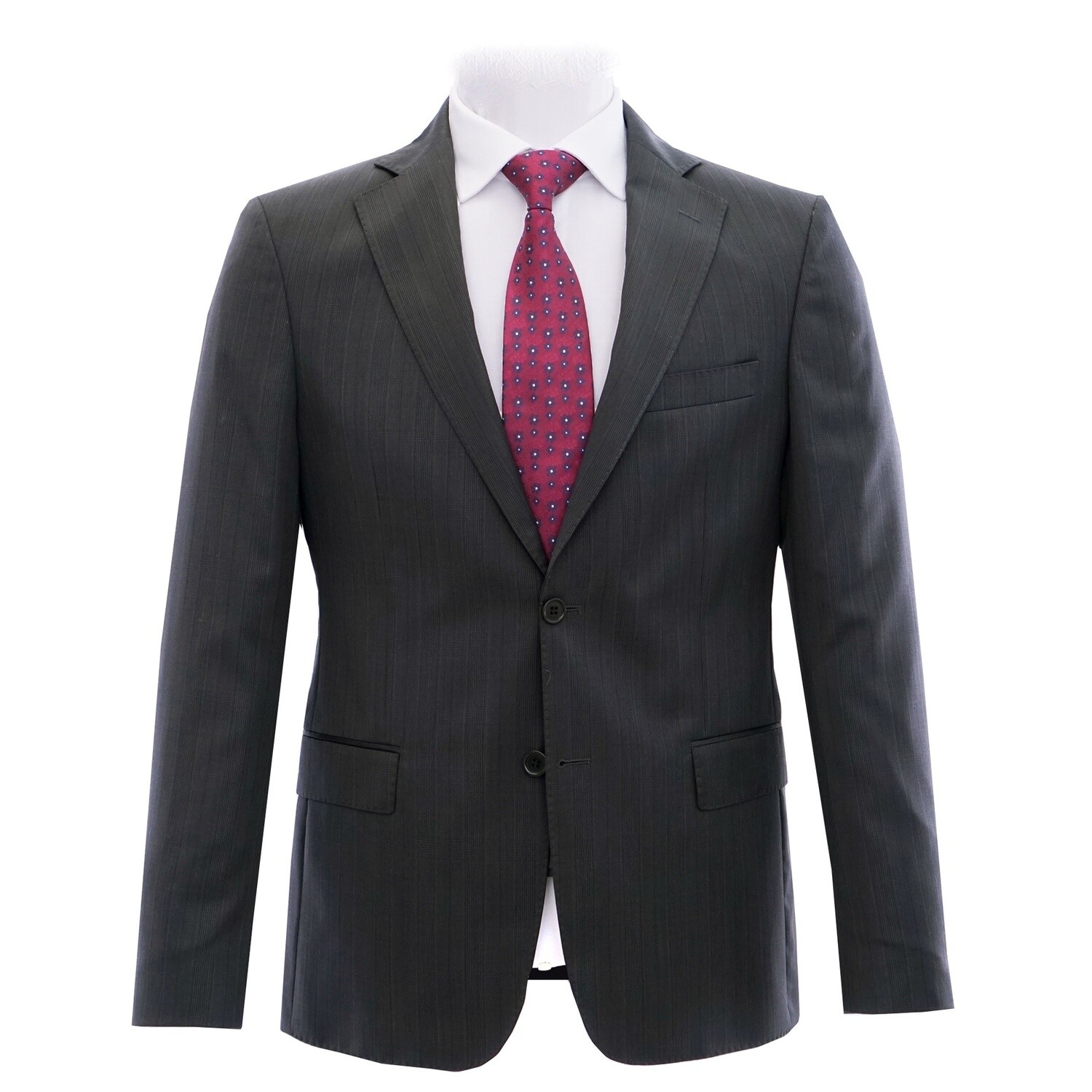 Charcoal Light Check Suit