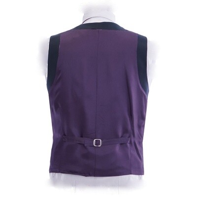 Navy 3Pc Suit Waistcoat