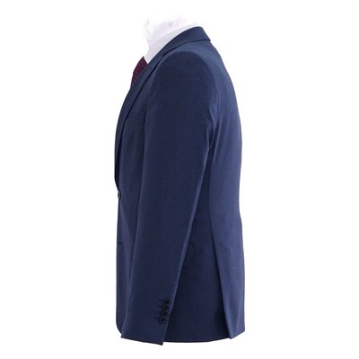 Blue Birdseye  Suit Jacket New