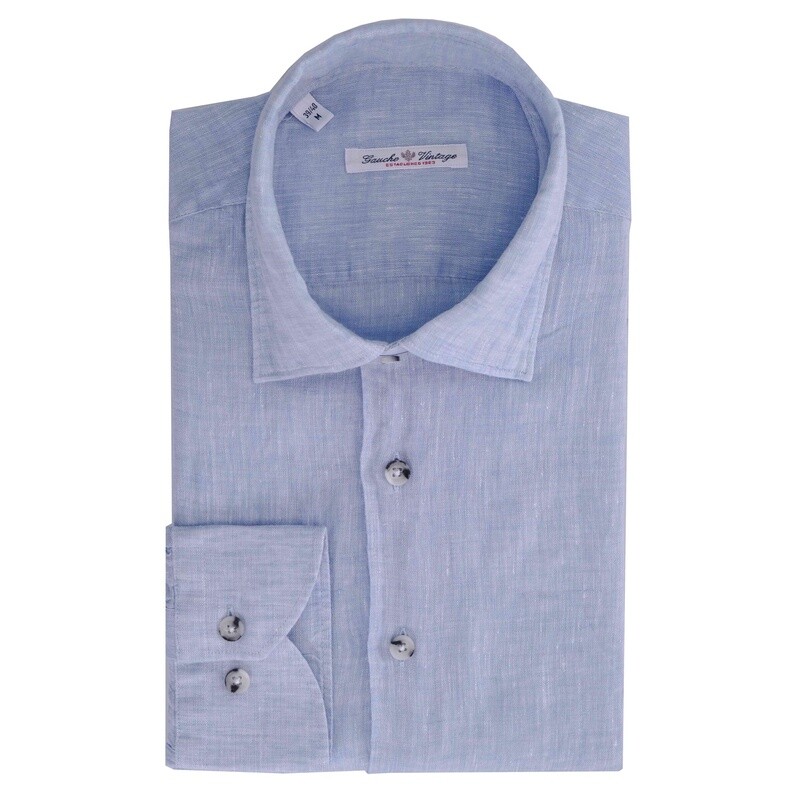 Blue Linen Shirt