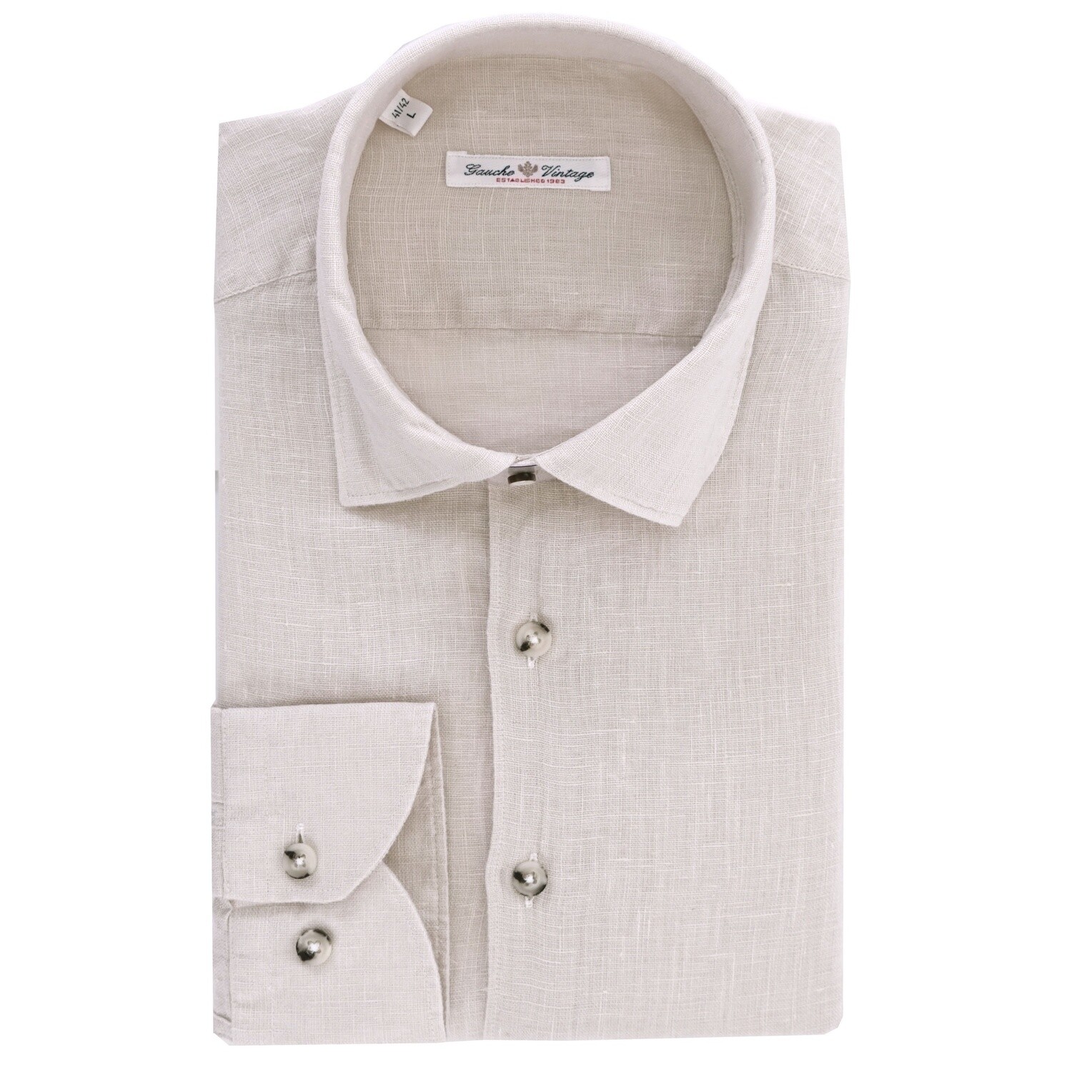 Stone Linen Shirt