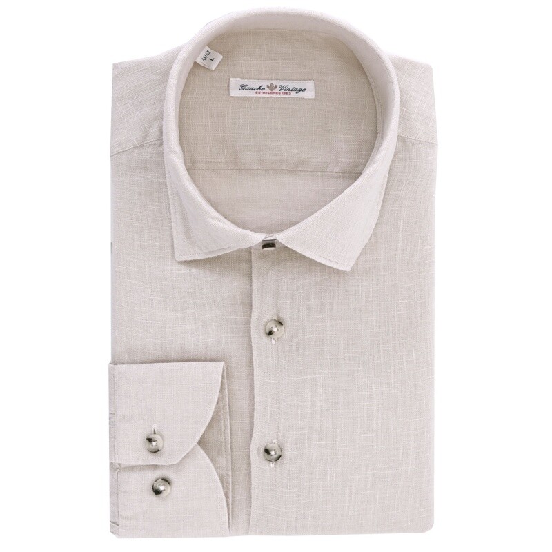 Stone Linen Shirt