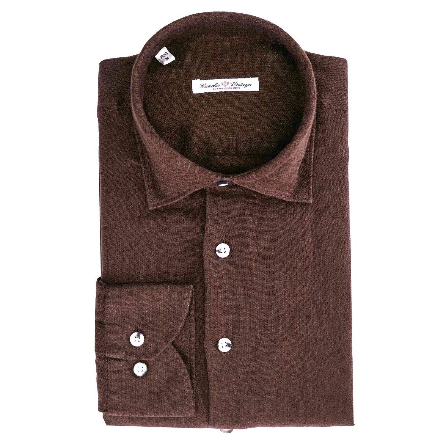 Brown Linen Shirt