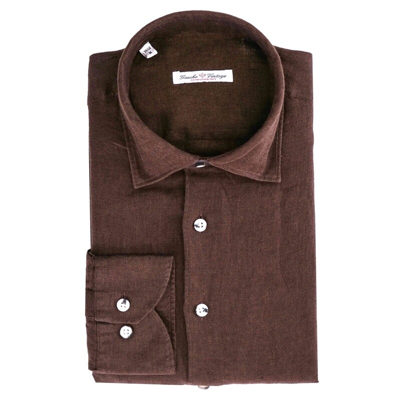 Brown Linen Shirt