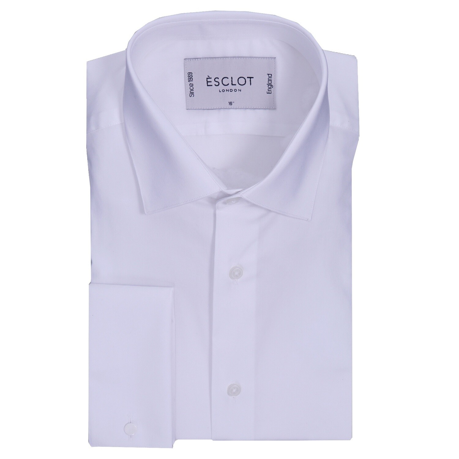 White Non-Iron Shirt Double Cuff
