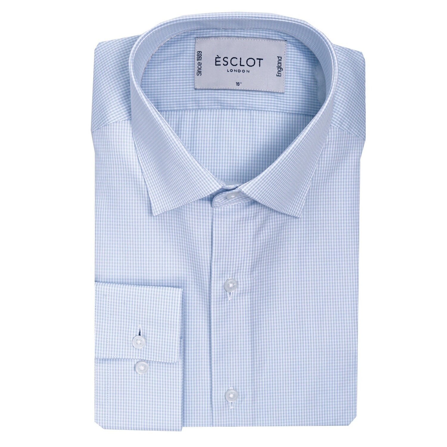 Light Blue Gingham Shirt