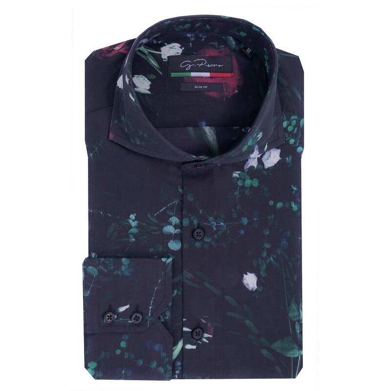 Black Floral Print