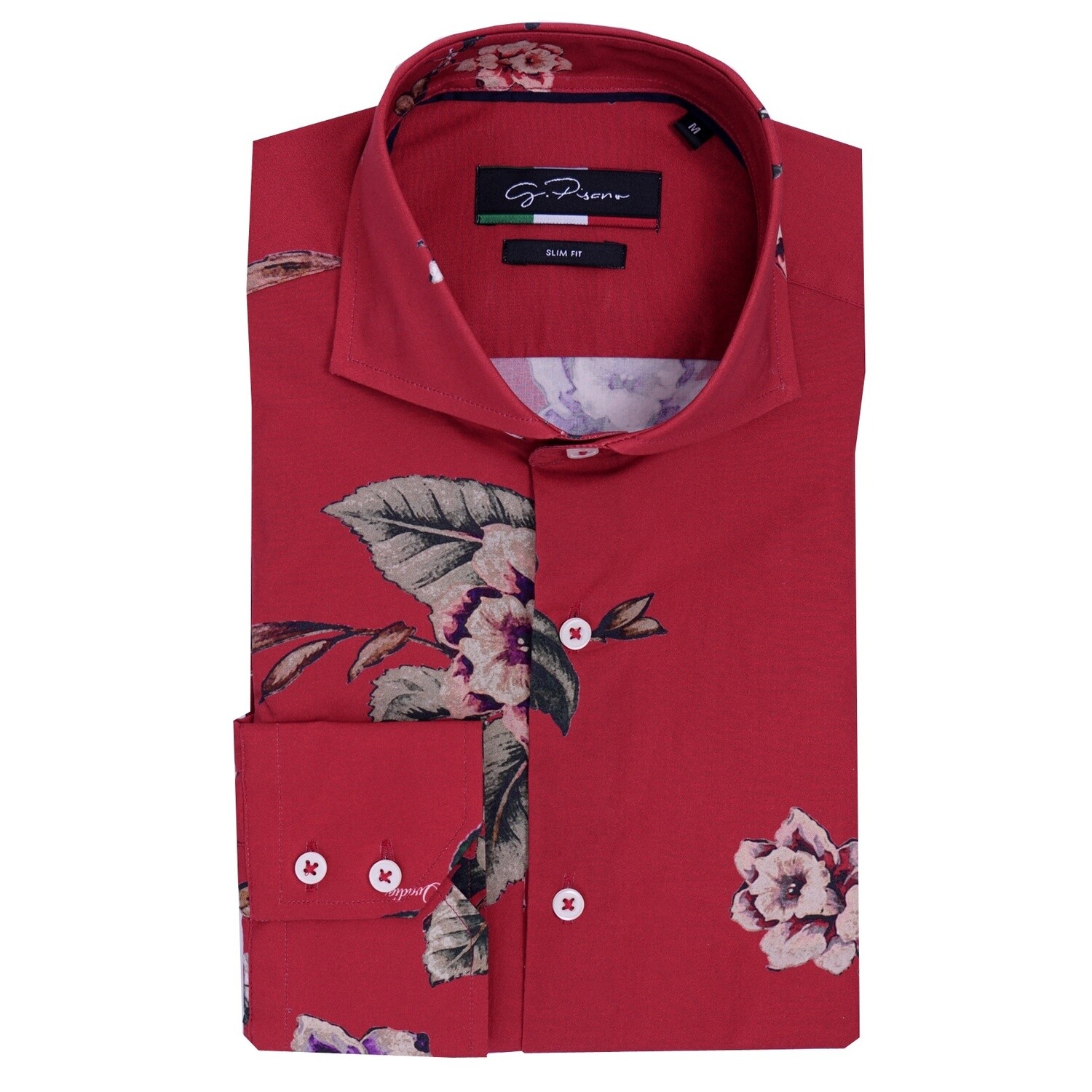 Red Floral Print