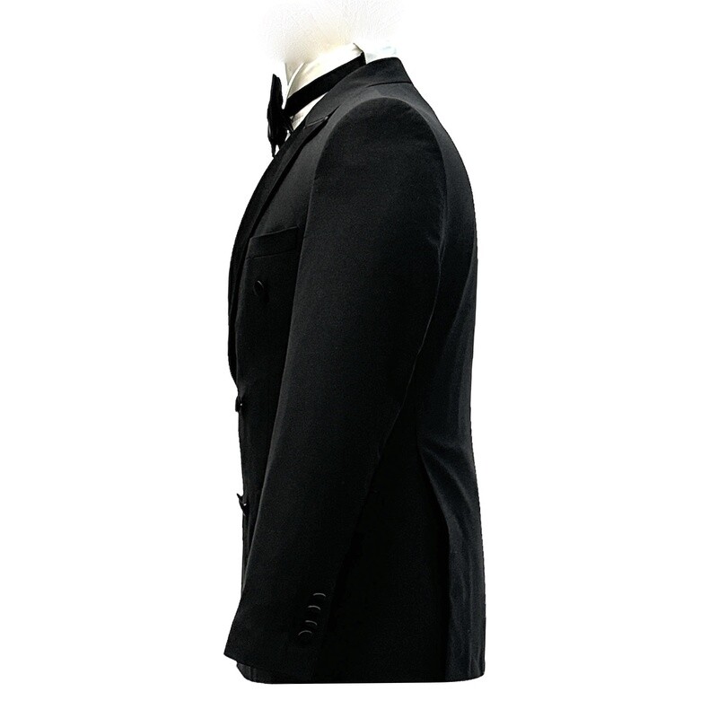 Black Double Breasted Event Tuxedo Jacket