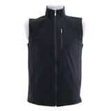 Black Sleeveless Tracksuit Top