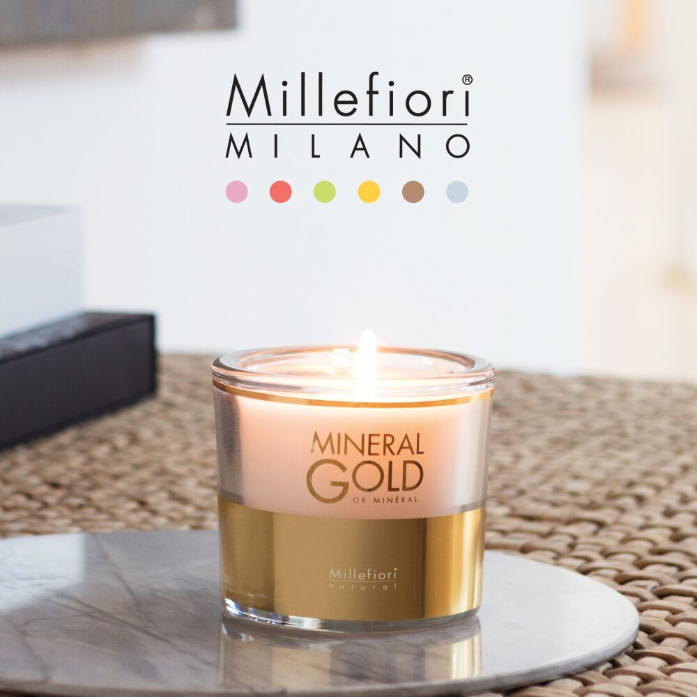 CANDELA PROFUMATA MINERAL GOLD 180g