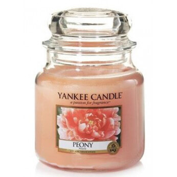 Yankee  candle Peony Giara media 411g