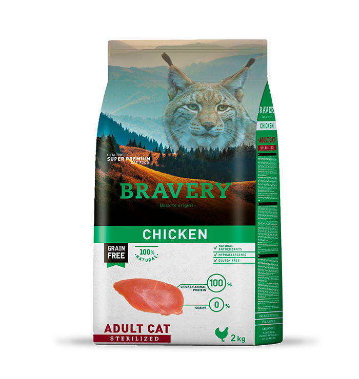 Bravery Chicken  ADULTO ESTERILIZADO
