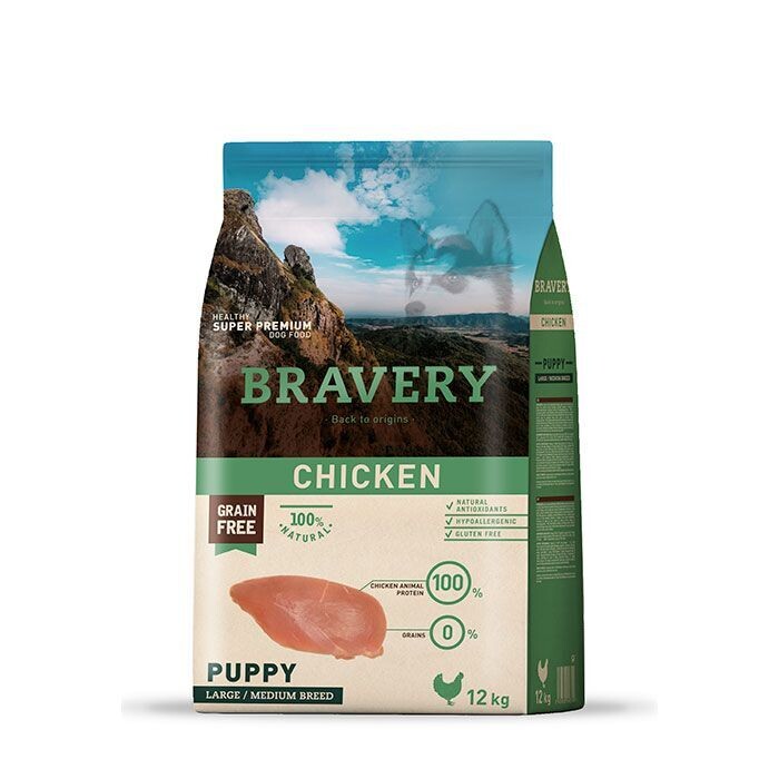 BRAVERY CHICKEN PUPPY LARGE/MEDIUM BREEDS