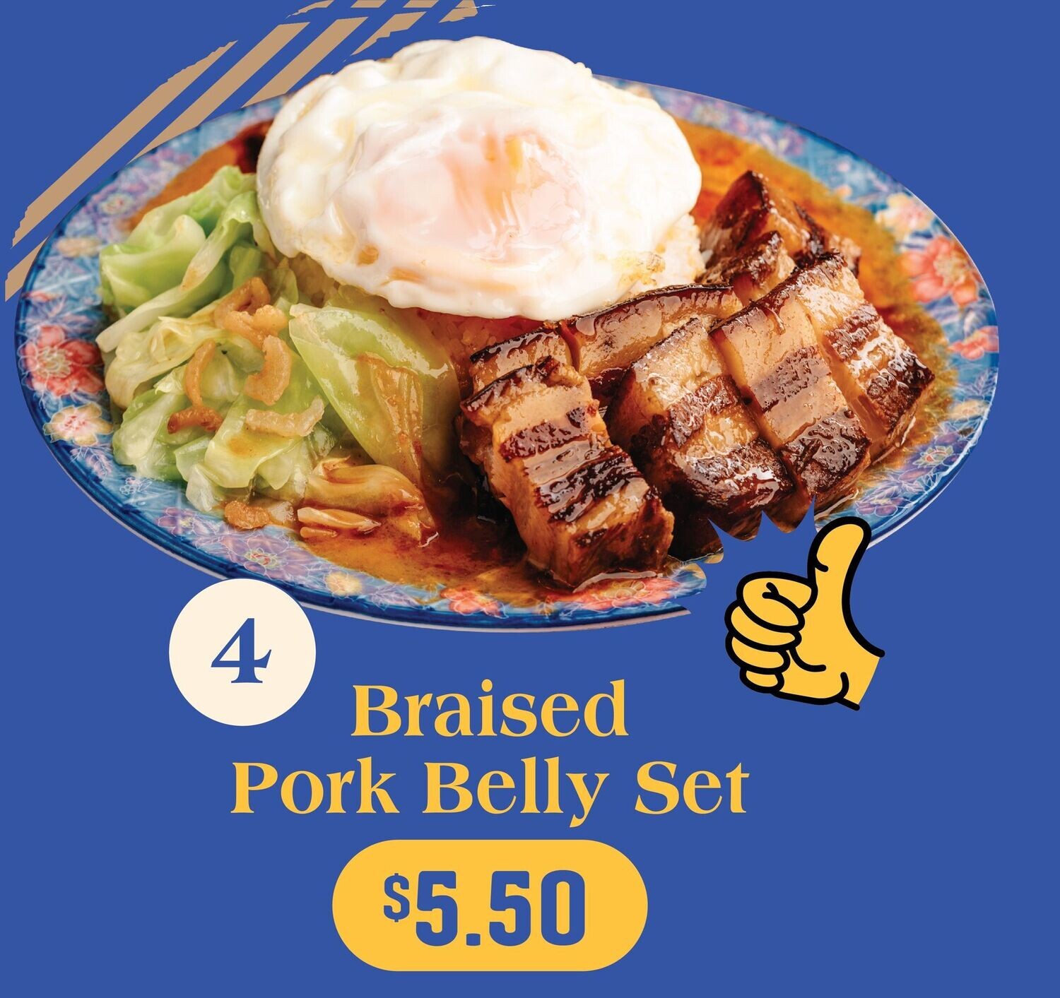 Braised Pork Belly Set