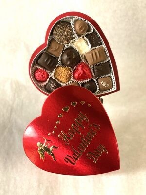 8 Oz Assorted Chocolates in Red & Gold Box