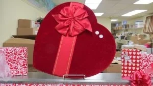 7 lb Chocolates in Heart Shaped Box