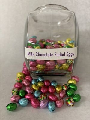 Milk Chocolate Foiled Easter Eggs (1 Lb.)