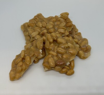 1 Pound Box of Homemade Peanut Brittle