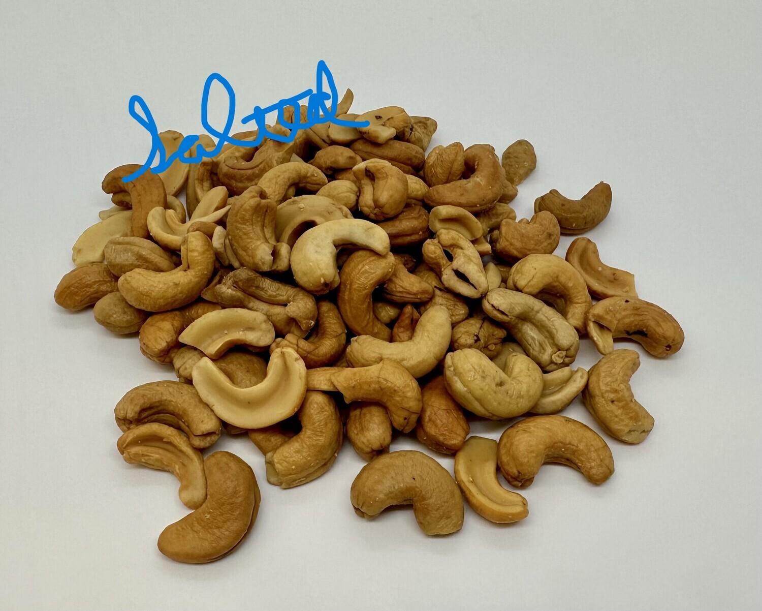 Box of Roasted Cashew Nuts 1 lb. Salted