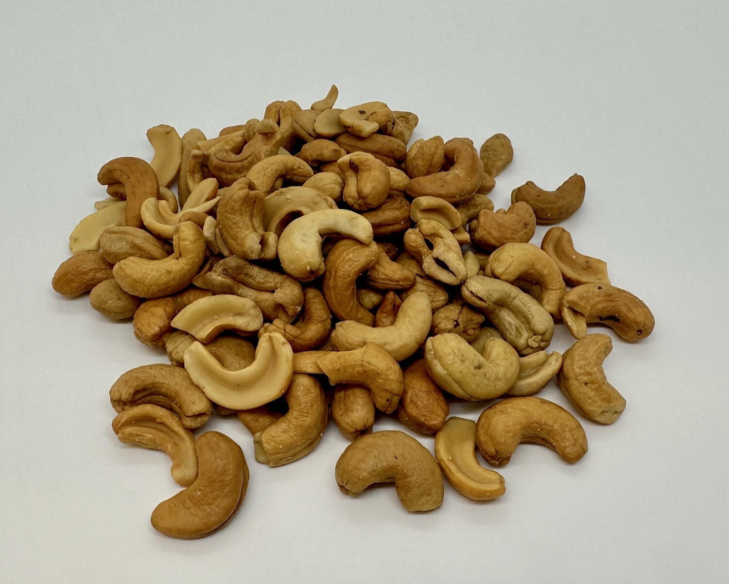Box of Roasted Cashew Nuts 1 lb. Unsalted