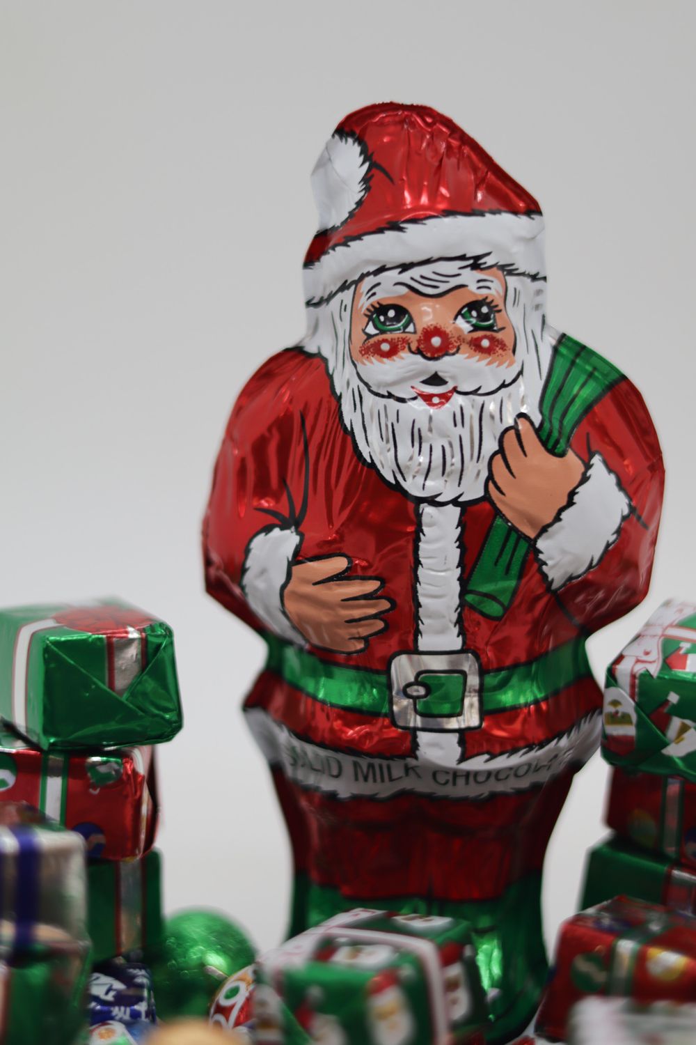 Solid Milk Chocolate Santa