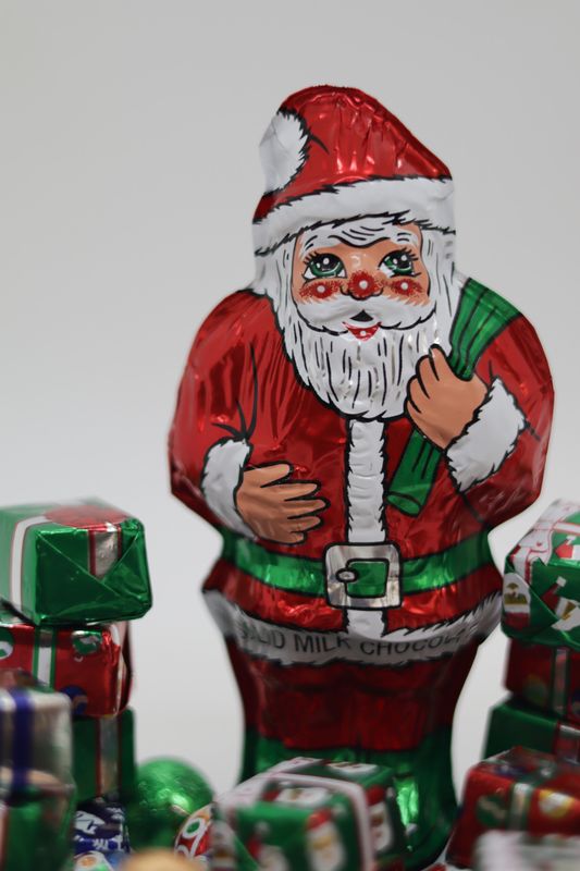 Solid Milk Chocolate Santa