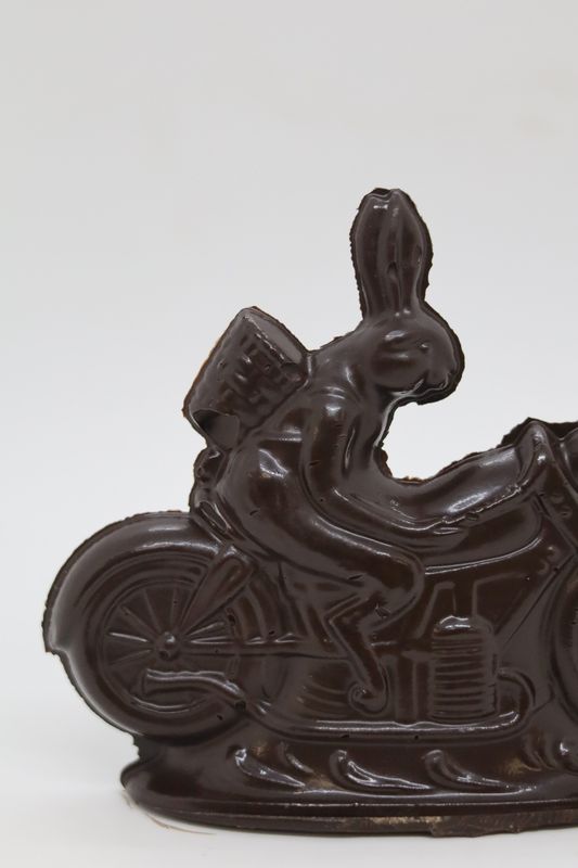 Solid Chocolate Motorcycle Bunny