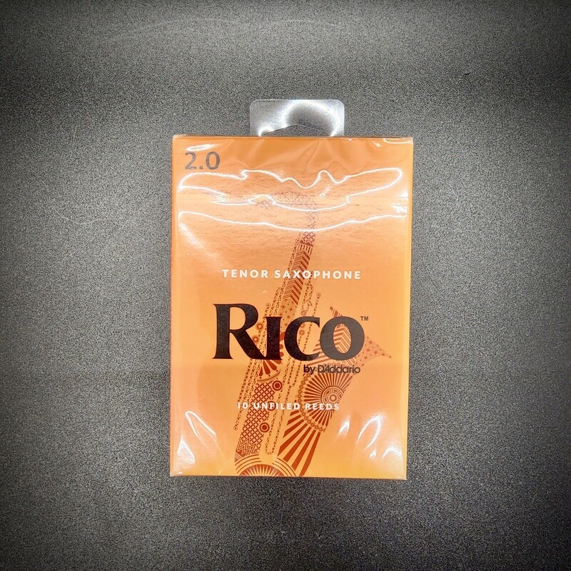 Rico Tenor Sax Unfiled 2.0 Reeds - 10 pack