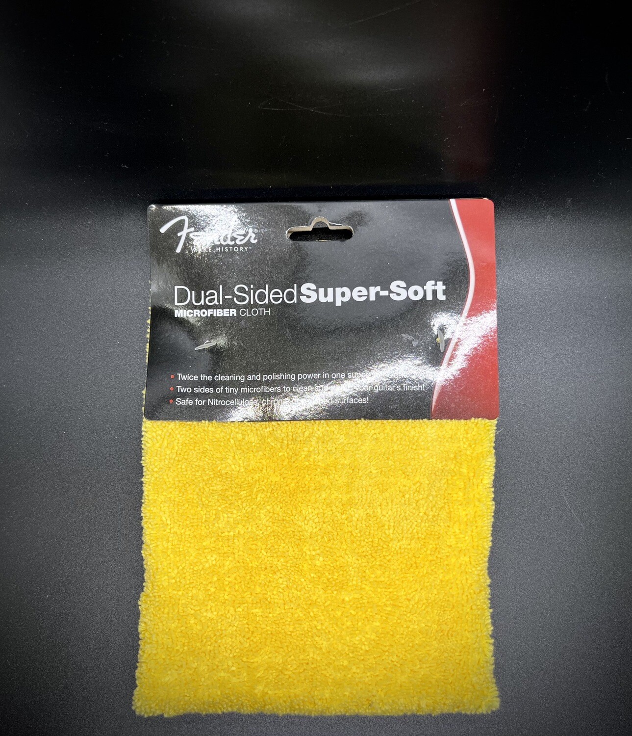 Fender Super Soft Dual Sided Microfiber Cloth - Yellow