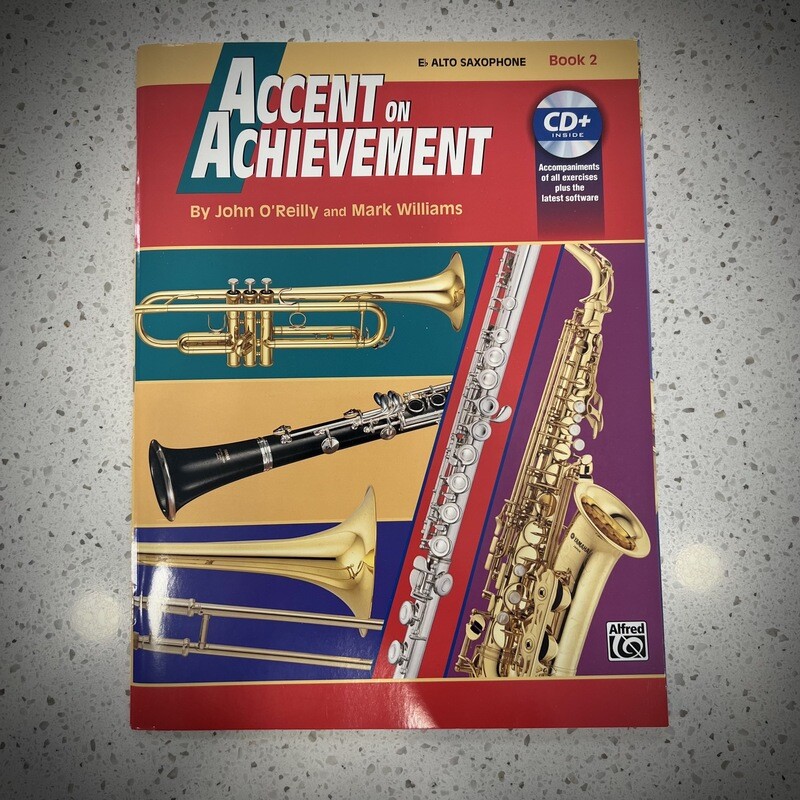 Alfred's Accent on Achievement Eb Alto Saxophone Book 2