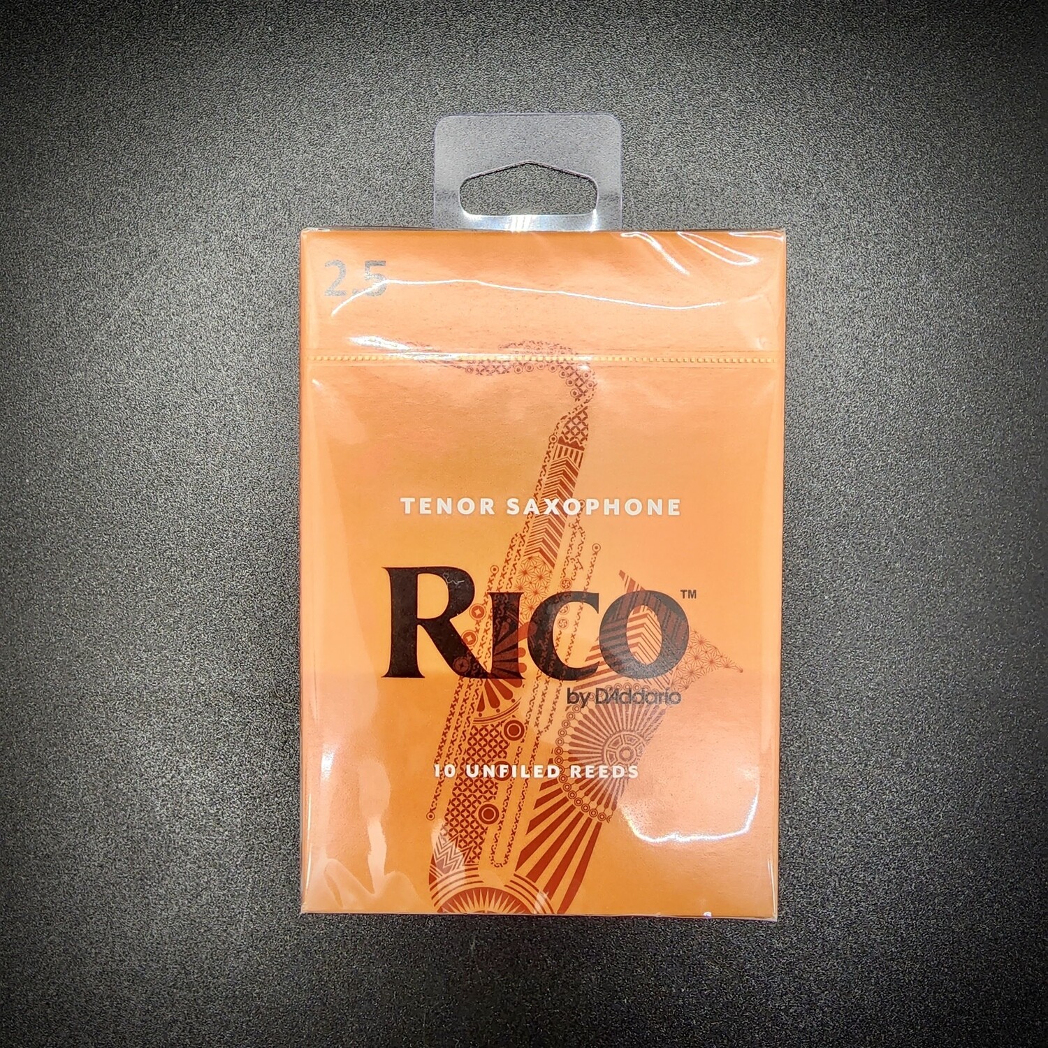 Rico Tenor Sax Unfiled 2.5 Reeds -10 pack