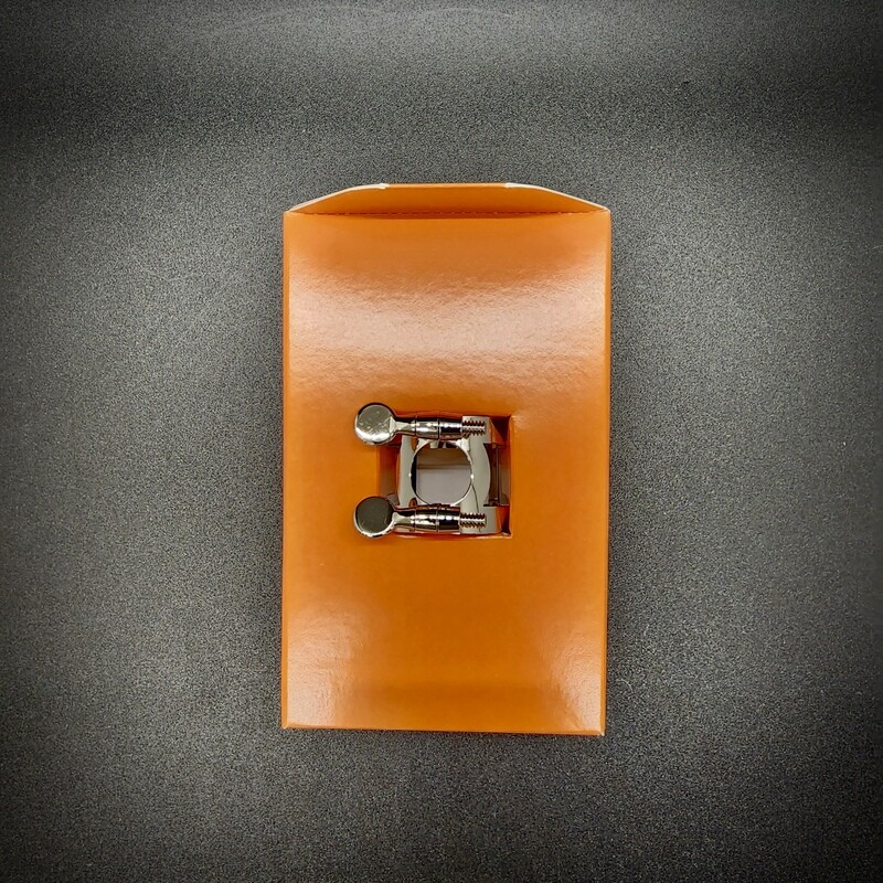 Rico Tenor Sax Ligature - Nickel Plating Hard Rubber