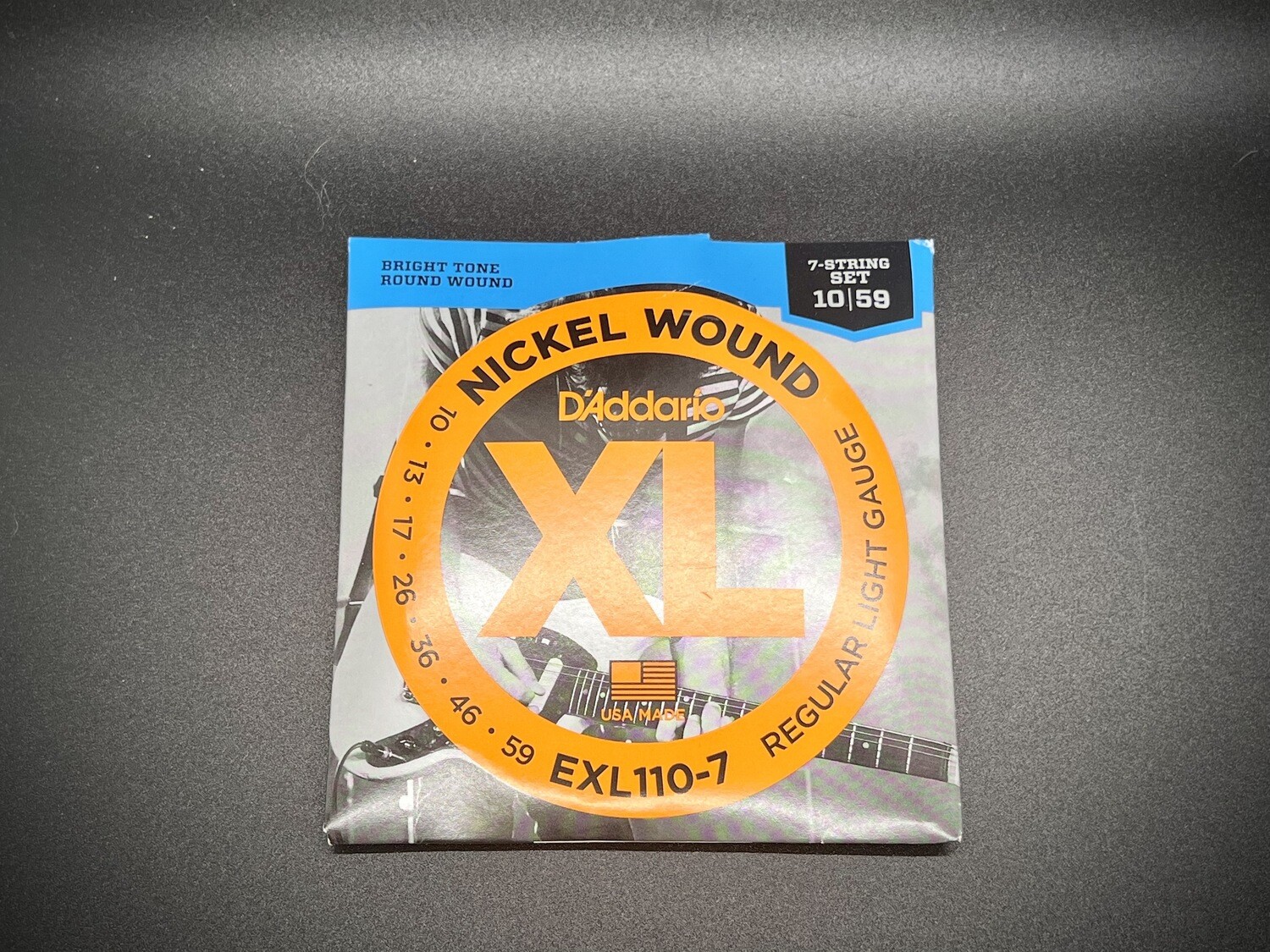 DAddario EXL110-7 XL Nickel Wound Light 7 Strings Set 10-59