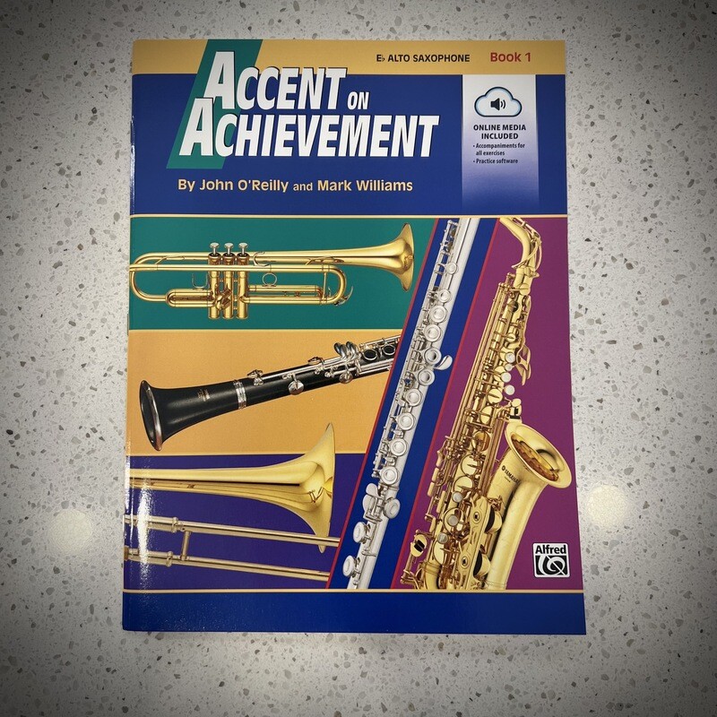 Alfred's Accent on Achievement Eb Alto Saxophone Book 1